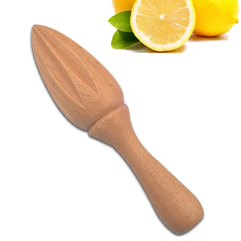 Wood Citrus Reamer, Handmade Lemon Juicer Made of European Hardwood, 6.1-Inches
