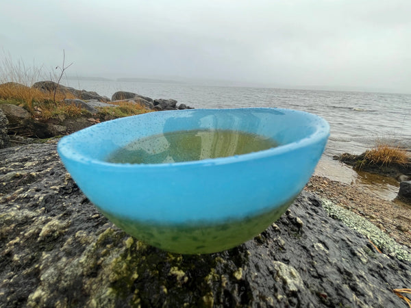 Sanding and finishing a wooden bowl