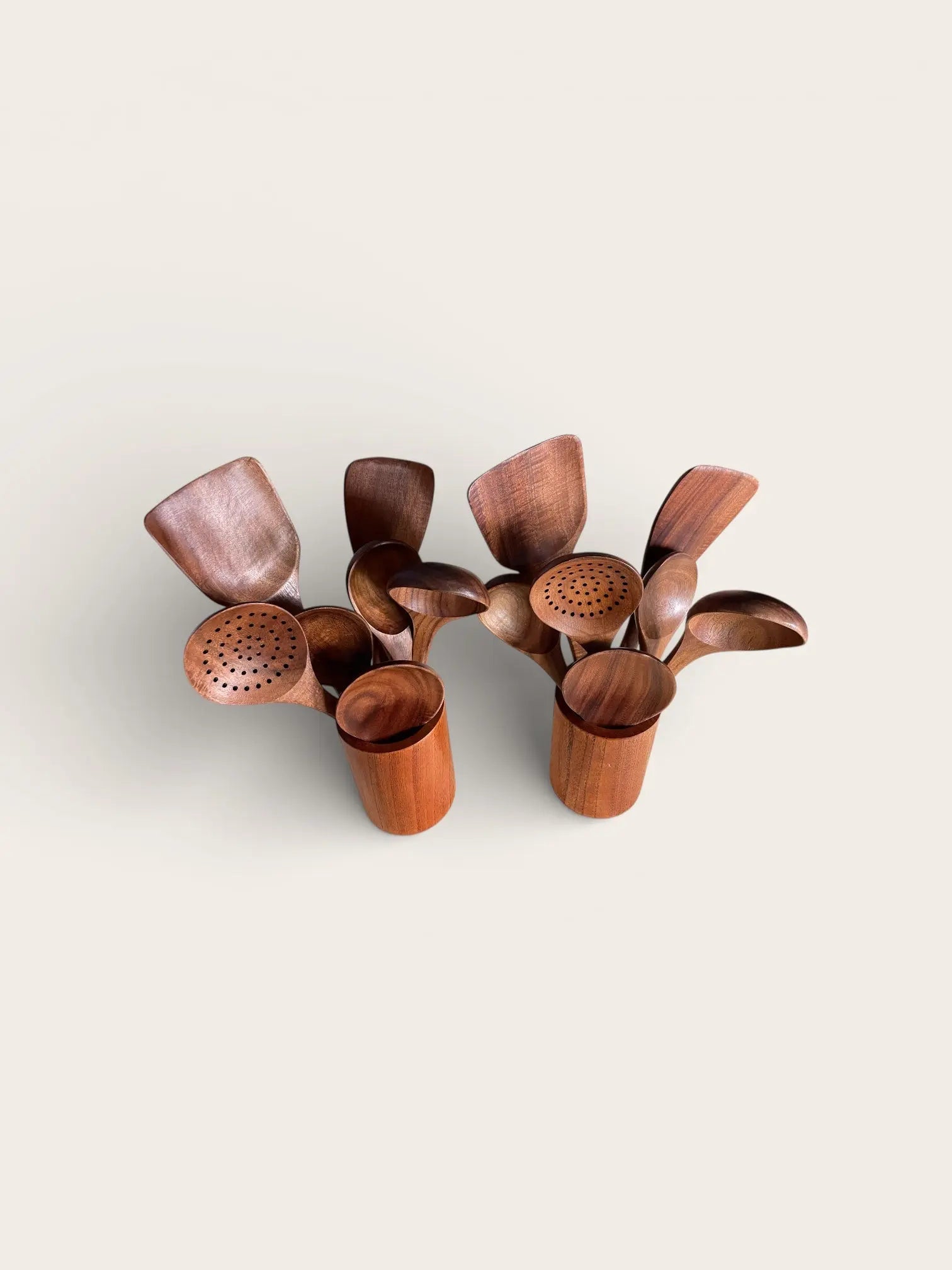 Kjøkkenredskap i tre (8 deler) – Skånsomt for non-stick & komplett sett til matlaging SkogsTre.no