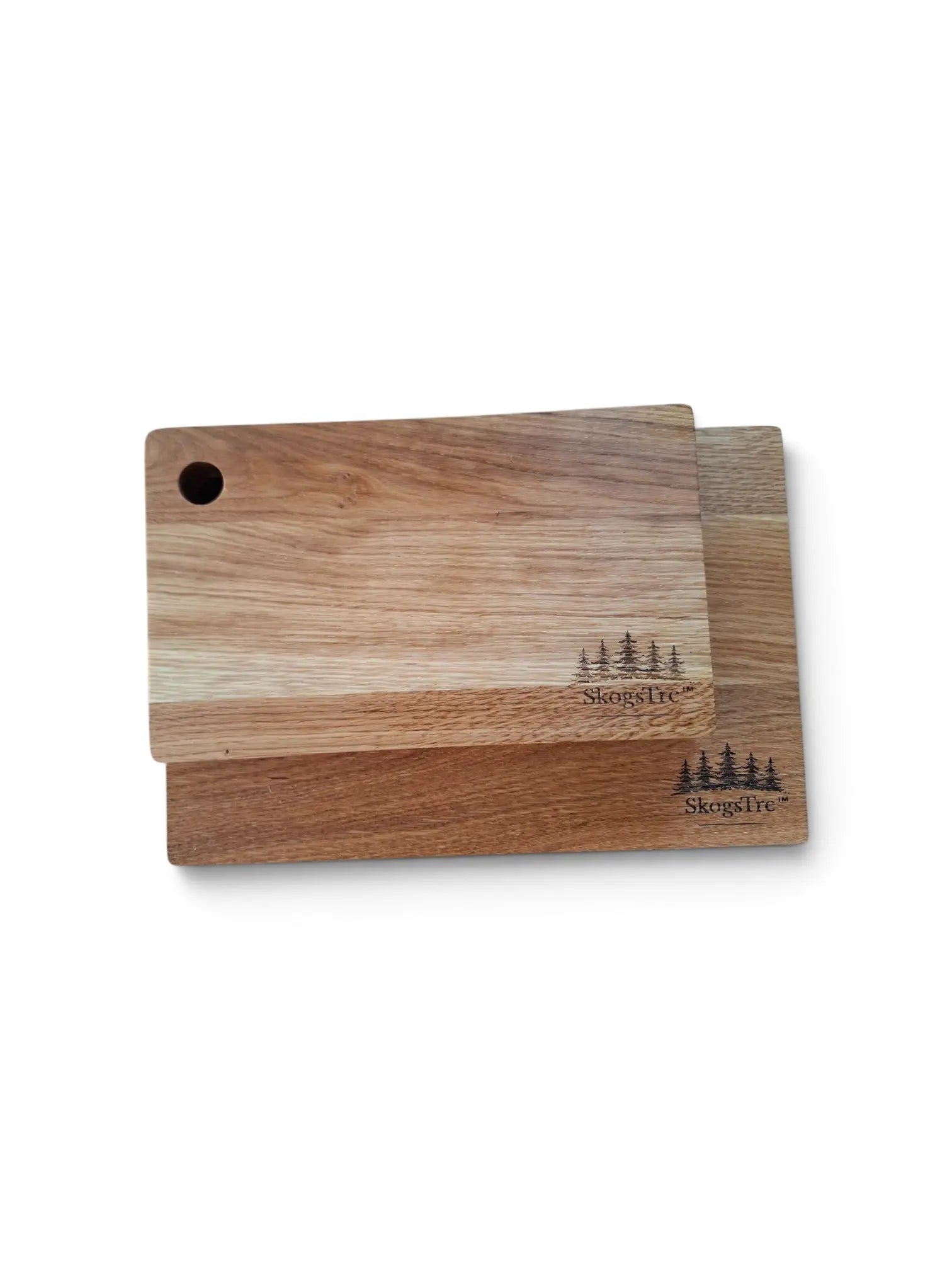 Eiketrioen – skjærefjøl i eik, 3 størrelser (25×15 + 30×20 + 32×24 cm) SkogsTre